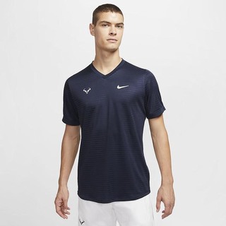 Top Nike Rafa Challenger Maneca Scurta Tennis Barbati Obsidienne Albi | HOIP-85734